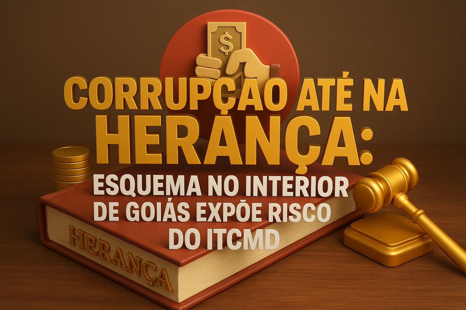 Corrupção até na herança: esquema no interior de Goiás expõe risco do ITCMD