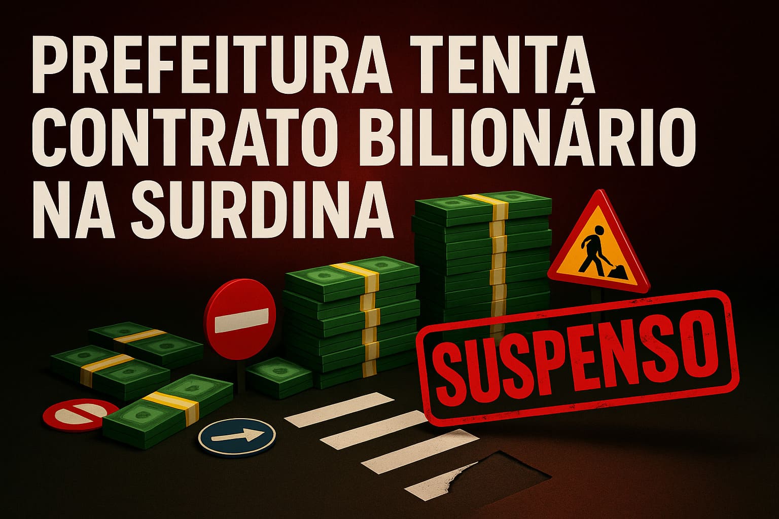 Prefeitura tenta contrato bilionário na surdina e TCM barra: sinalização de Goiânia sob suspeita