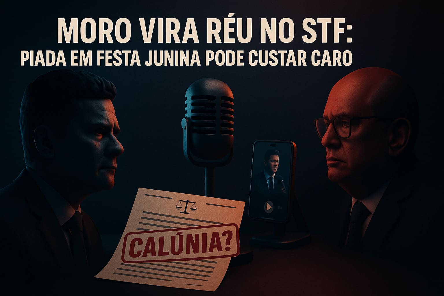 Moro vira réu no STF: piada em festa junina pode custar caro