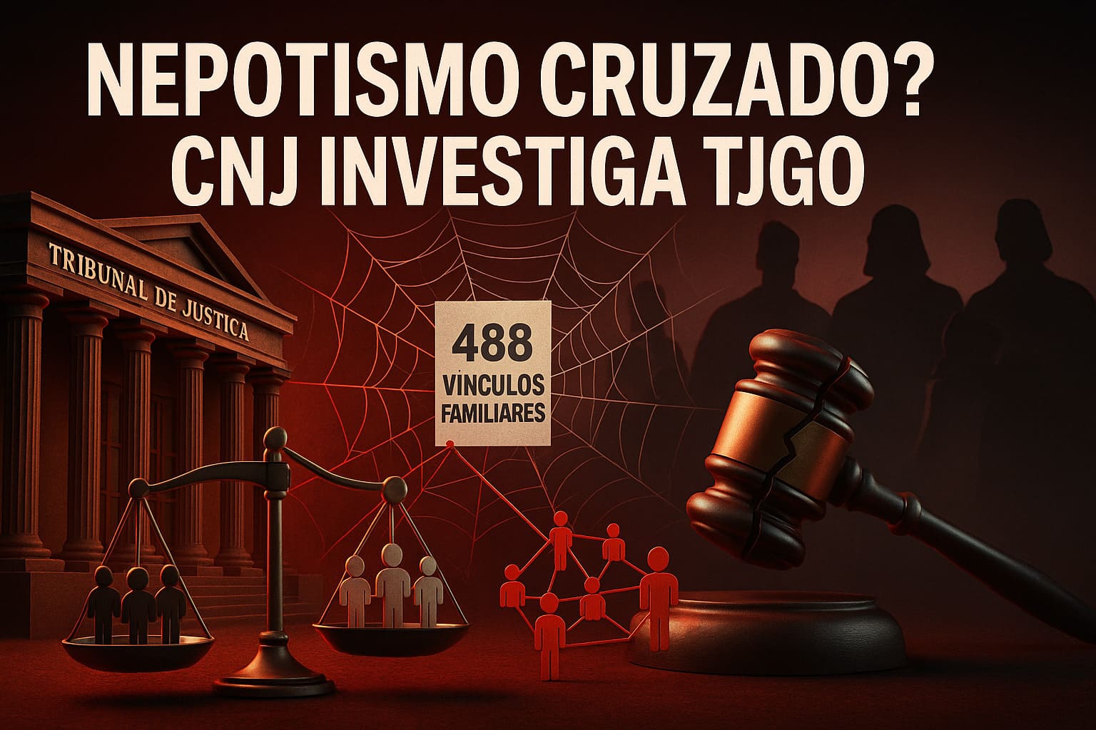 Nepotismo cruzado? CNJ investiga TJGO e STF vê risco de juiz julgar o próprio caso