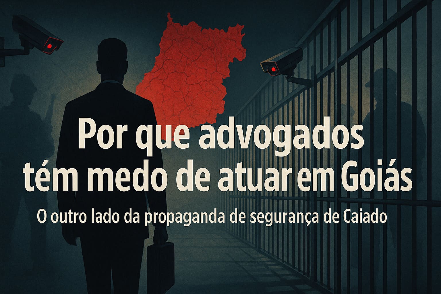 Por que advogados têm medo de atuar em Goiás: o outro lado da propaganda de segurança de Caiado
