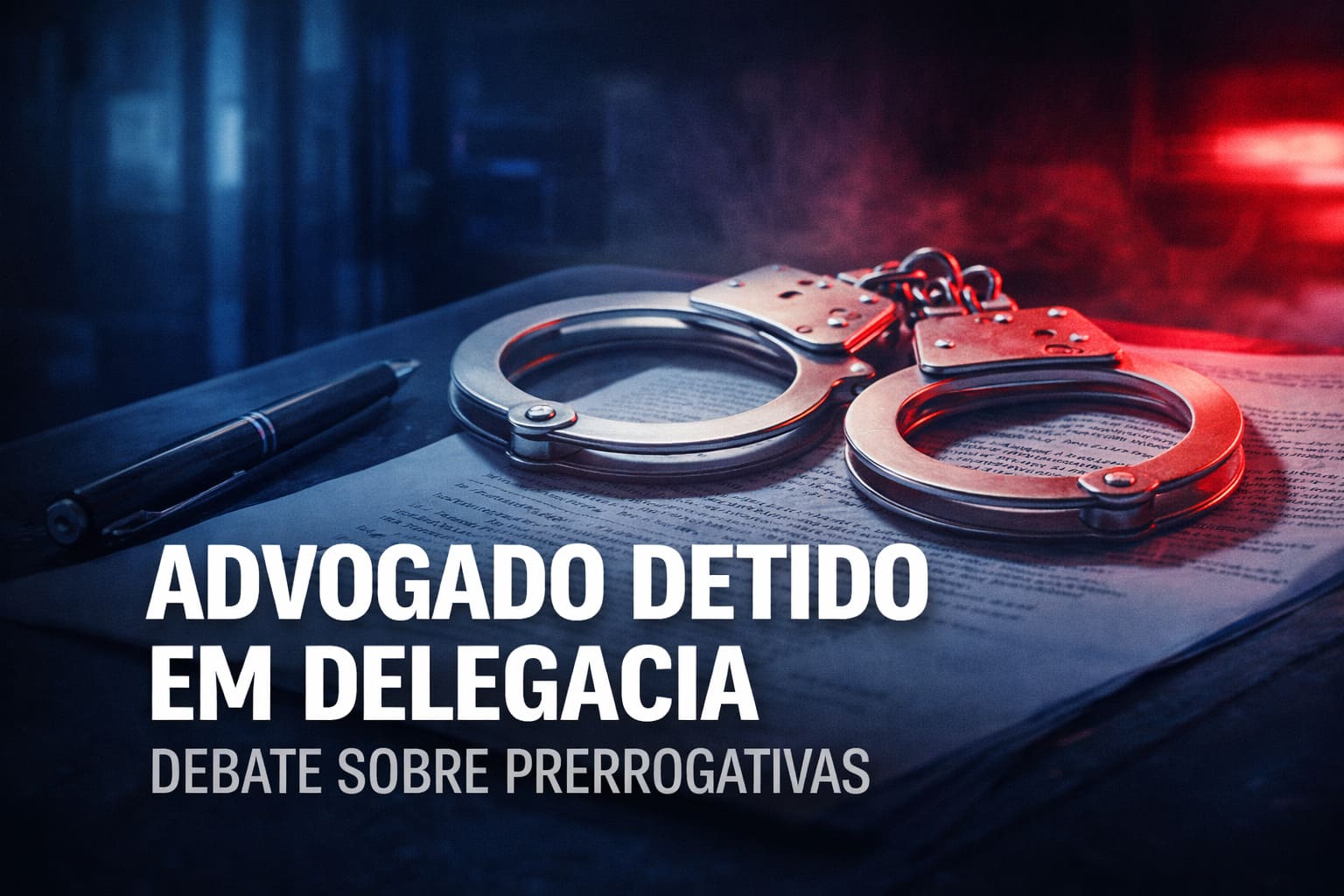 Advogado é detido dentro de delegacia após discussão com policiais — vídeo viraliza e reacende debate sobre prerrogativas