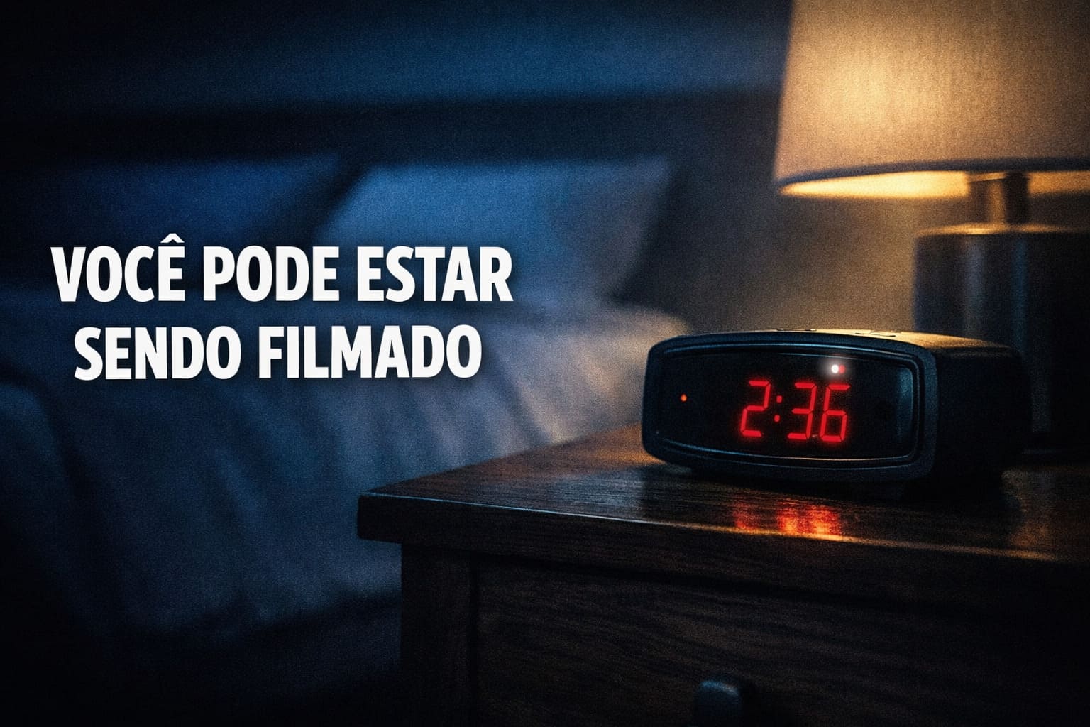 Você pode ter sido filmado dentro de um quarto e só perceber depois que já foi embora