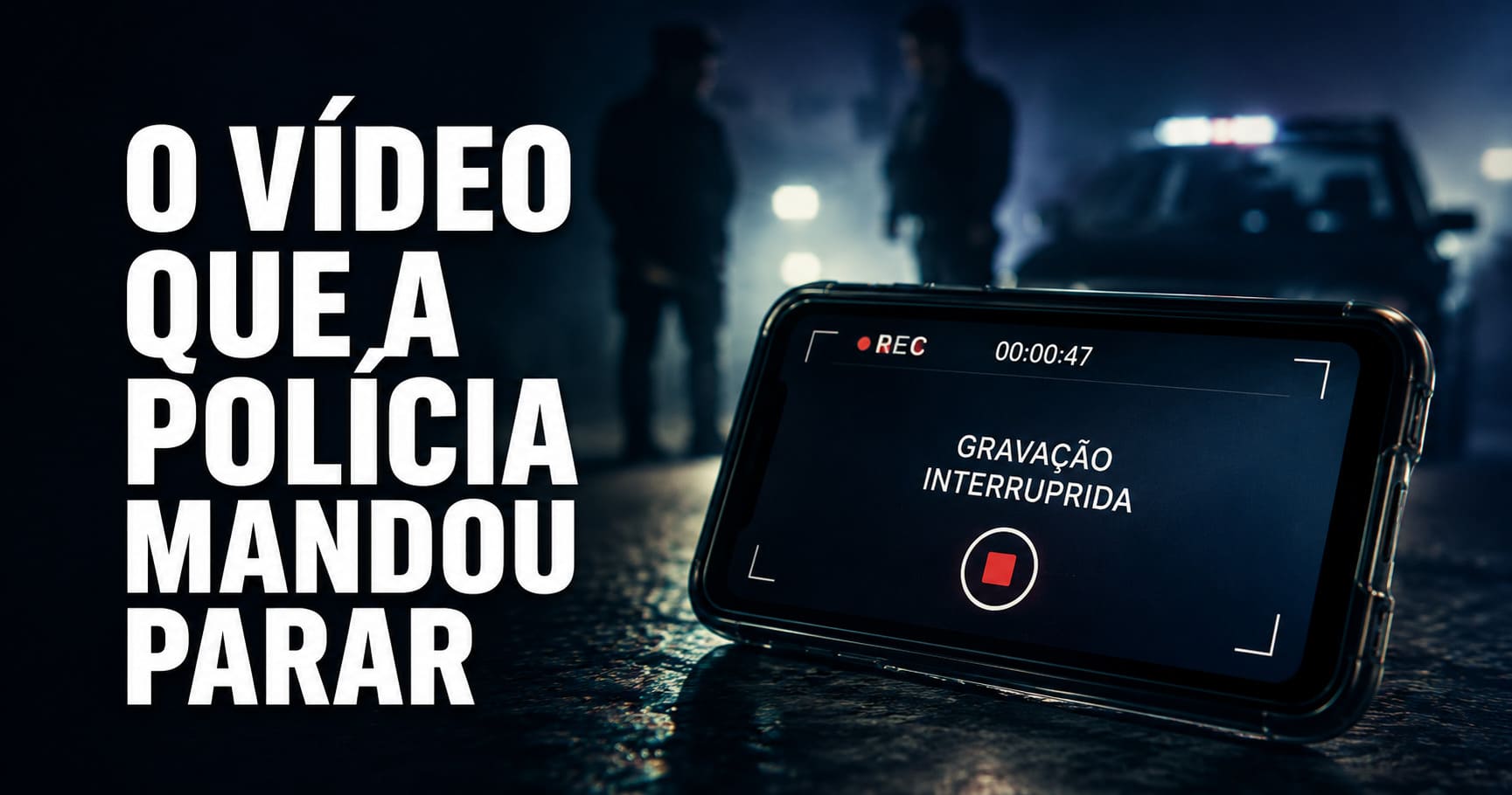 O vídeo que a polícia mandou parar e terminou com um advogado algemado