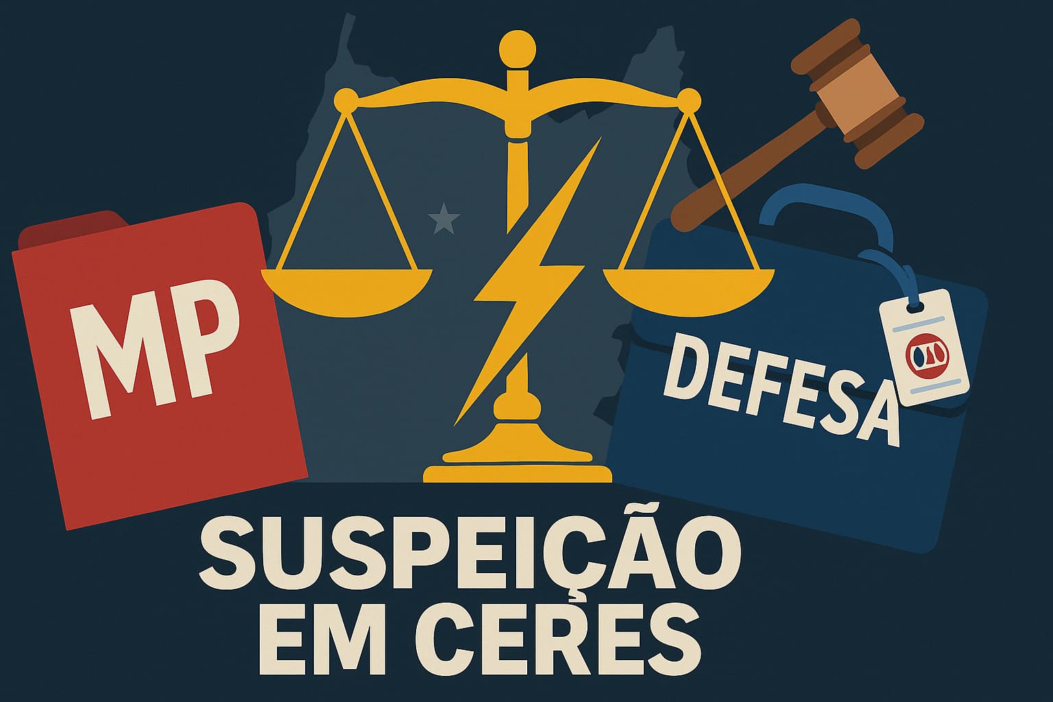 Exceção de suspeição em Ceres: Promotor rebate acusação de lawfare; defesa fala em campanha de aniquilamento e espera manifestação de outra promotora
