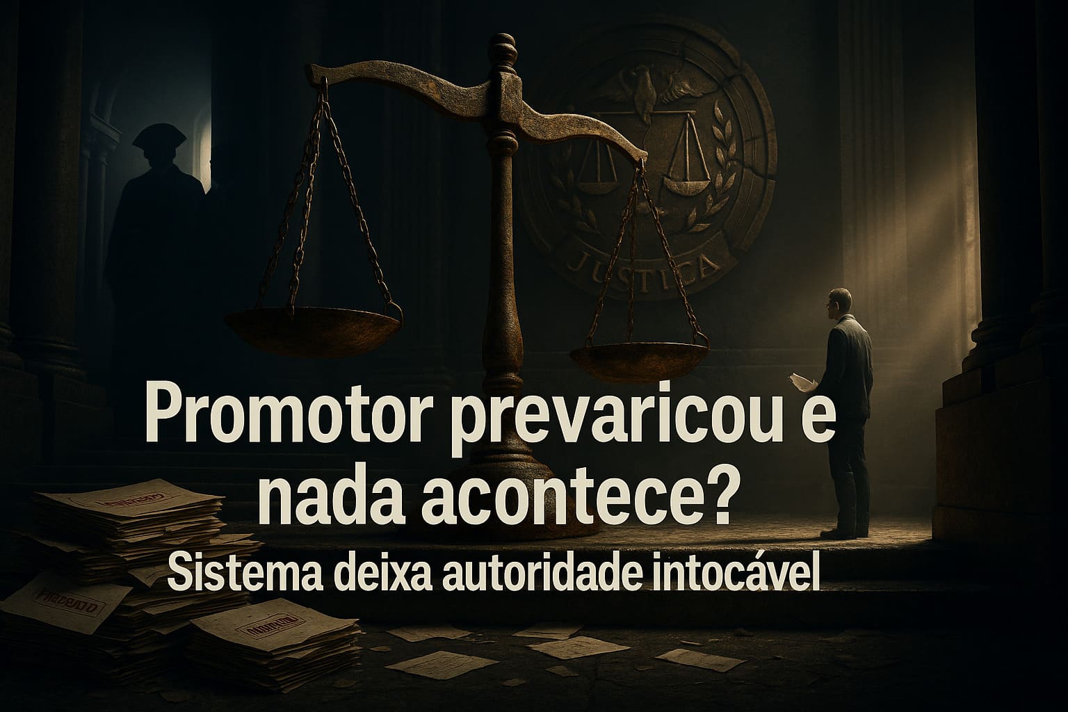 Promotor prevaricou e nada acontece? Sistema deixa autoridade intocavel
