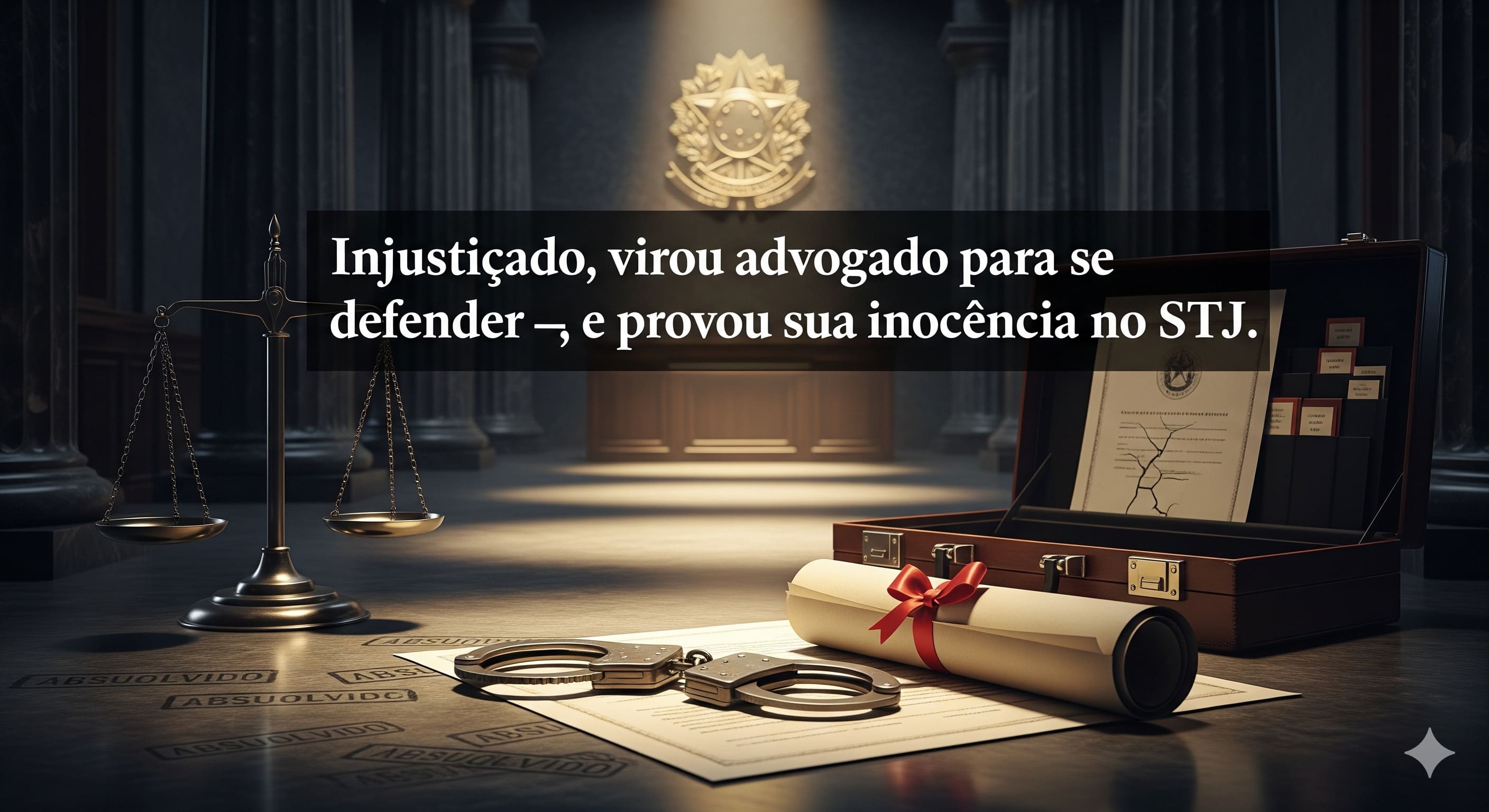 Injustiçado, virou advogado para se defender — e provou sua inocência no STJ